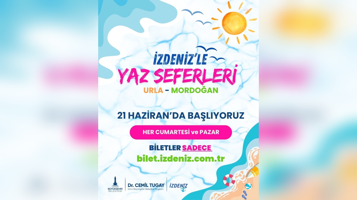 İZDENİZ yaz seferleri başladı: Urla ve Mordoğan güzergahları aktif