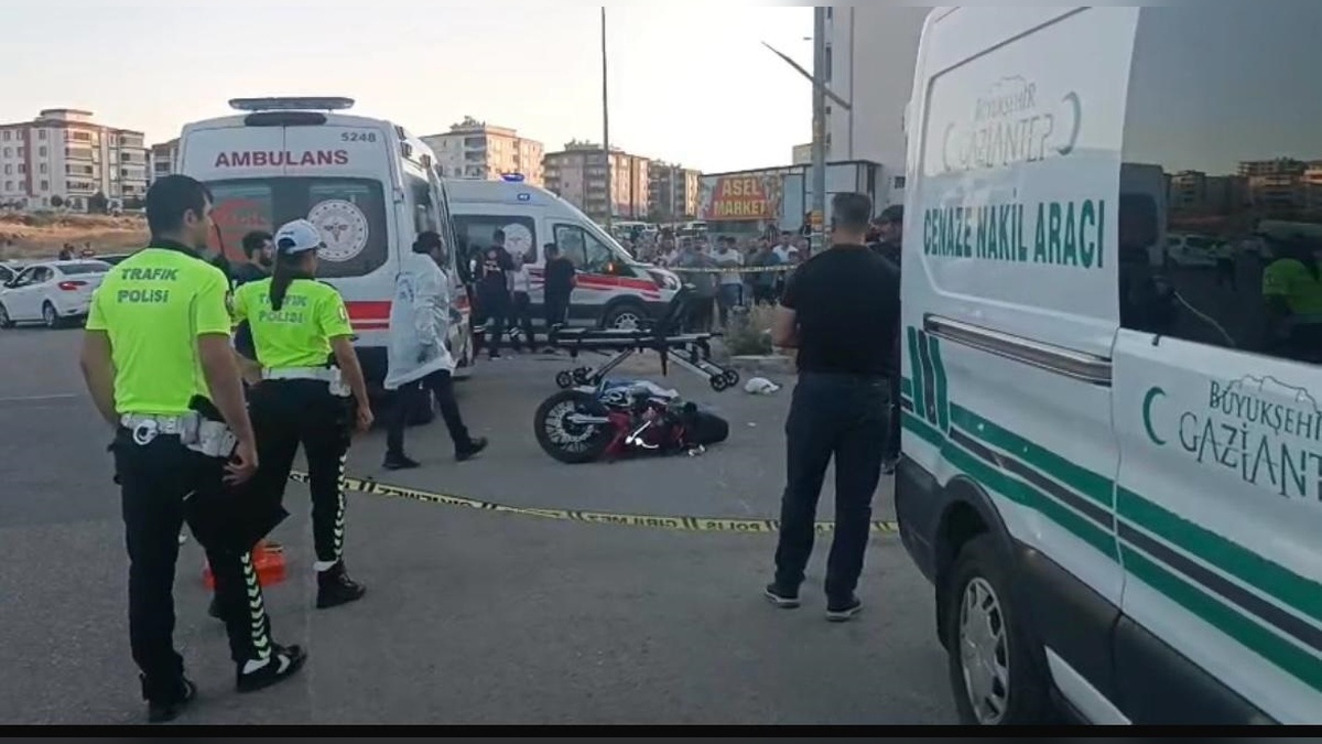 Gaziantep'te motosiklet kazası: 1 ölü