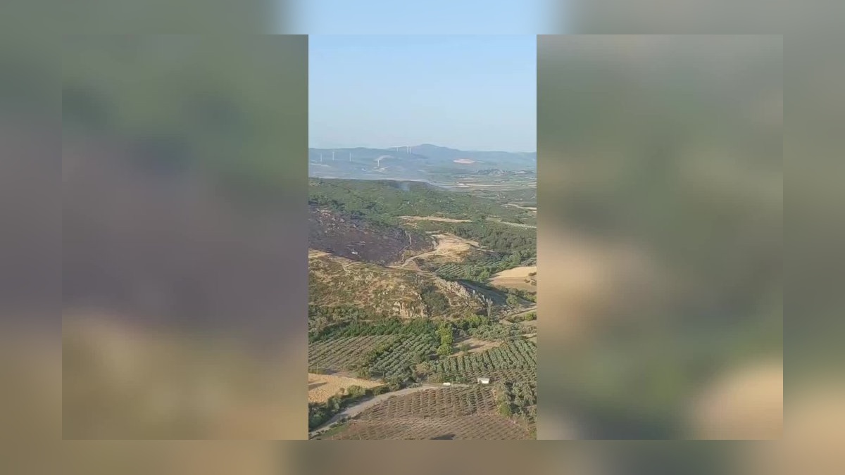 Manisa'da orman yangını 16 saat sonra kontrol altına alındı