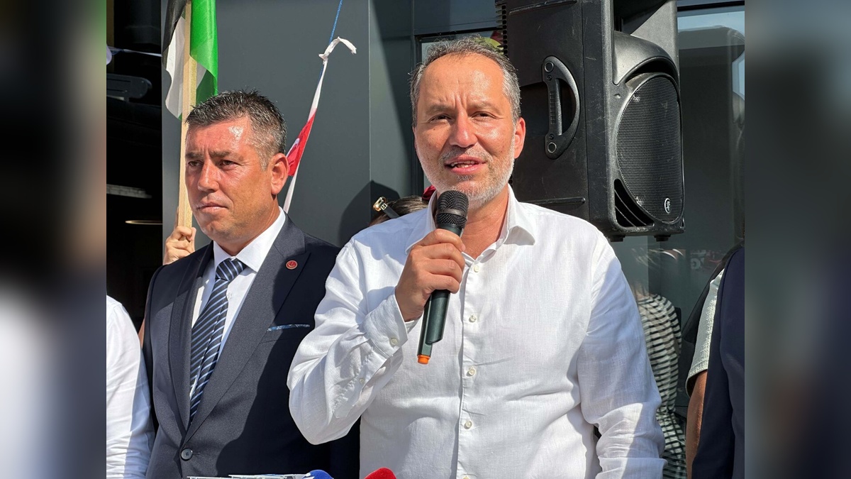 Fatih Erbakan Çanakkale'de: Adaletsiz düzeni değiştirmeye geliyoruz