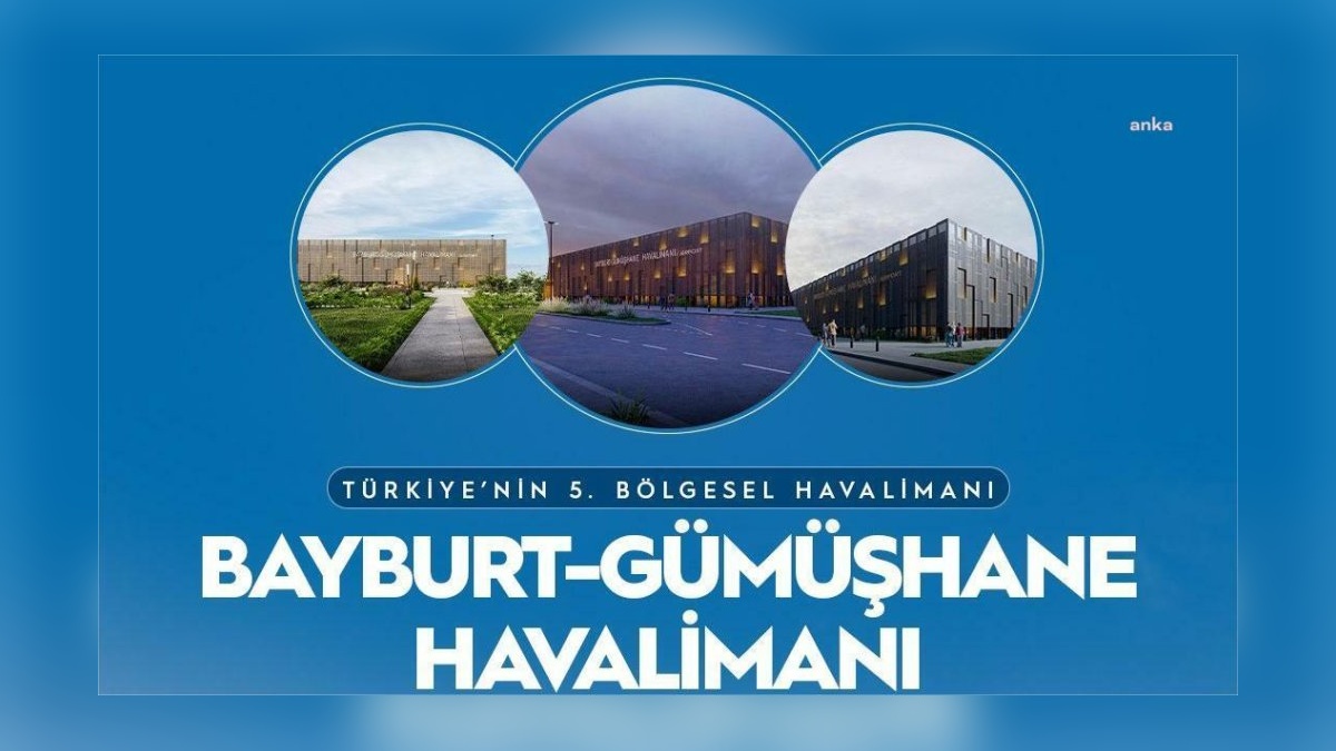 Bayburt-Gümüşhane Havalimanı'nda üstyapı çalışmaları sürüyor: Yılda 2 milyon yolcu kapasitesi hedefleniyor