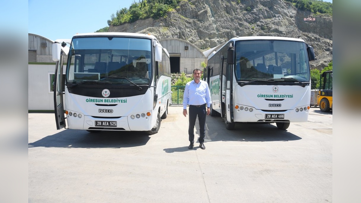 Giresun Belediyesi'ne 2 yeni otobüs: Hizmet kalitesi artıyor