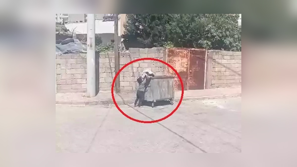 Kızıltepe'de çöpü toplayan Suriyeli kız çocuğuna bisiklet hediye edildi