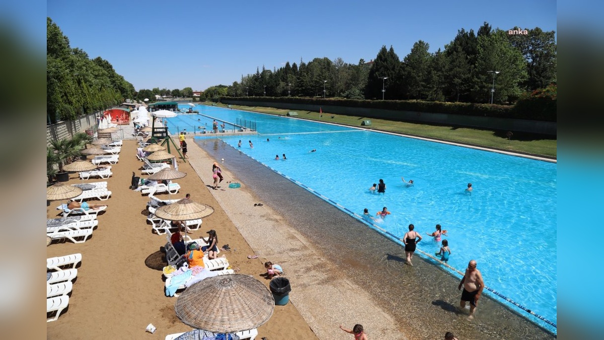 Eskişehir Kentpark yapay plajı 2025 yaz sezonunda açıldı