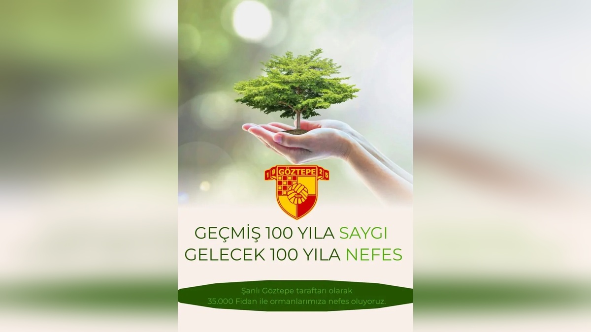 Göztepe'den 100. yıl projesi: 35 bin fidan bağışı ile yanan ormanlar yeşertilecek