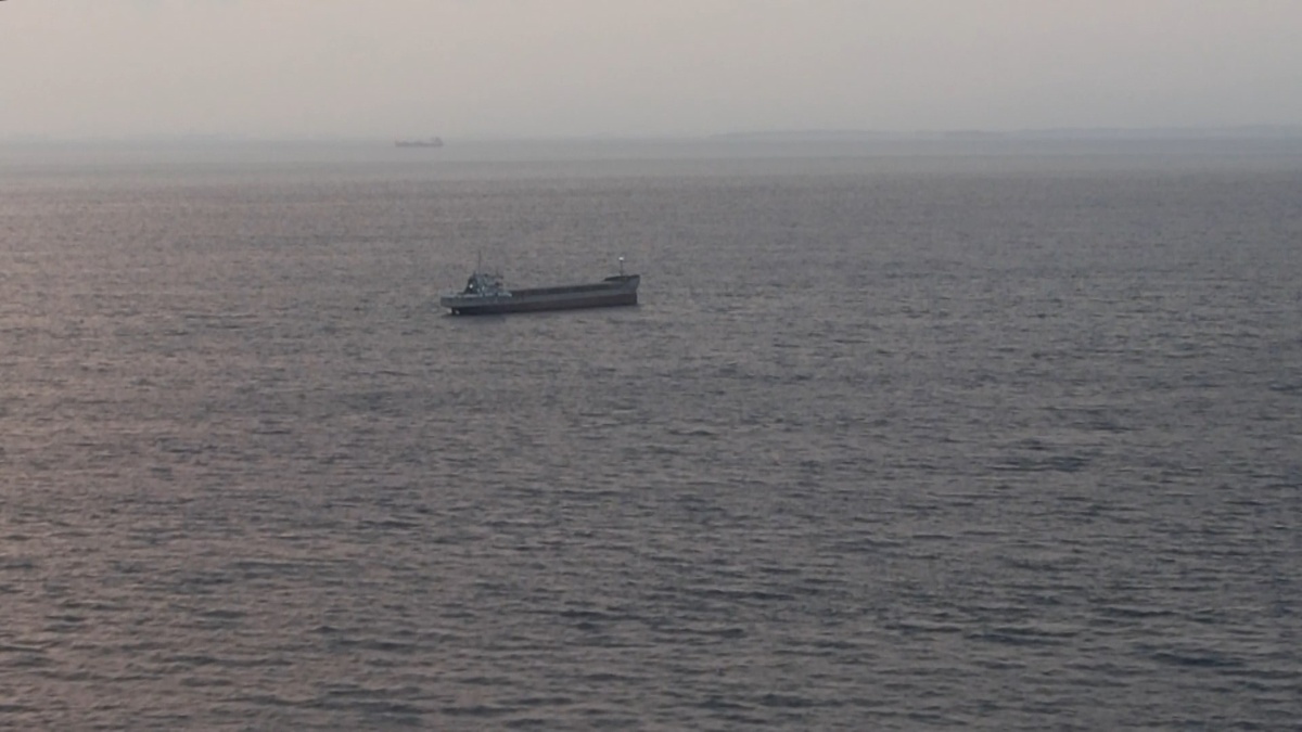 Yalova'da gözaltındaki kaptanın gemisi görüntülendi