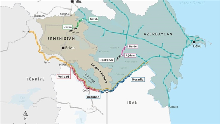 Kars-Iğdır-Aralık-Dilucu Demir Yolu Hattı'nın temeli atılıyor