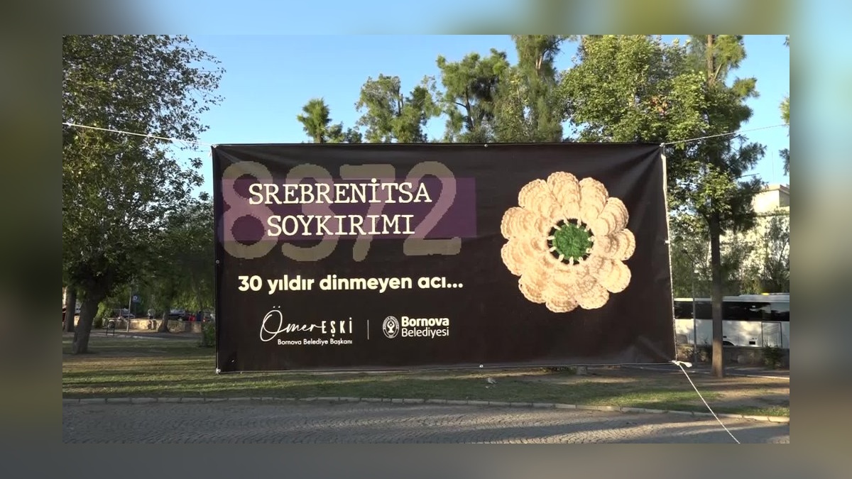 Bornova'da Srebrenica Anması: 'Unutulan soykırımlar tekrarlanır'