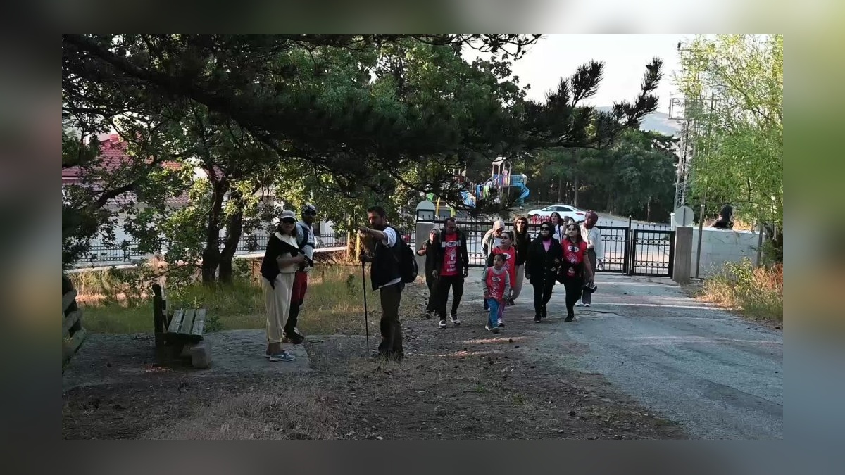 Yozgat'ta dolunay yürüyüşü: İklim değişikliği ve yangın riski vurgulandı