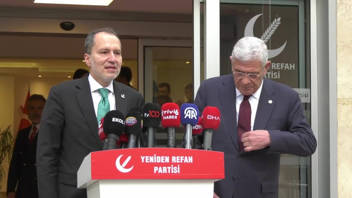 Dervişoğlu ve Erbakan'dan Ortak Açıklama: 'Tehlike Kapıda, Milli Birliğe İhtiyaç Var'