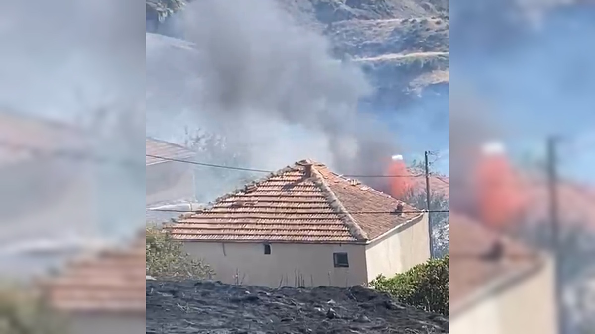Malatya'da ot yangını: 4 ev zarar gördü