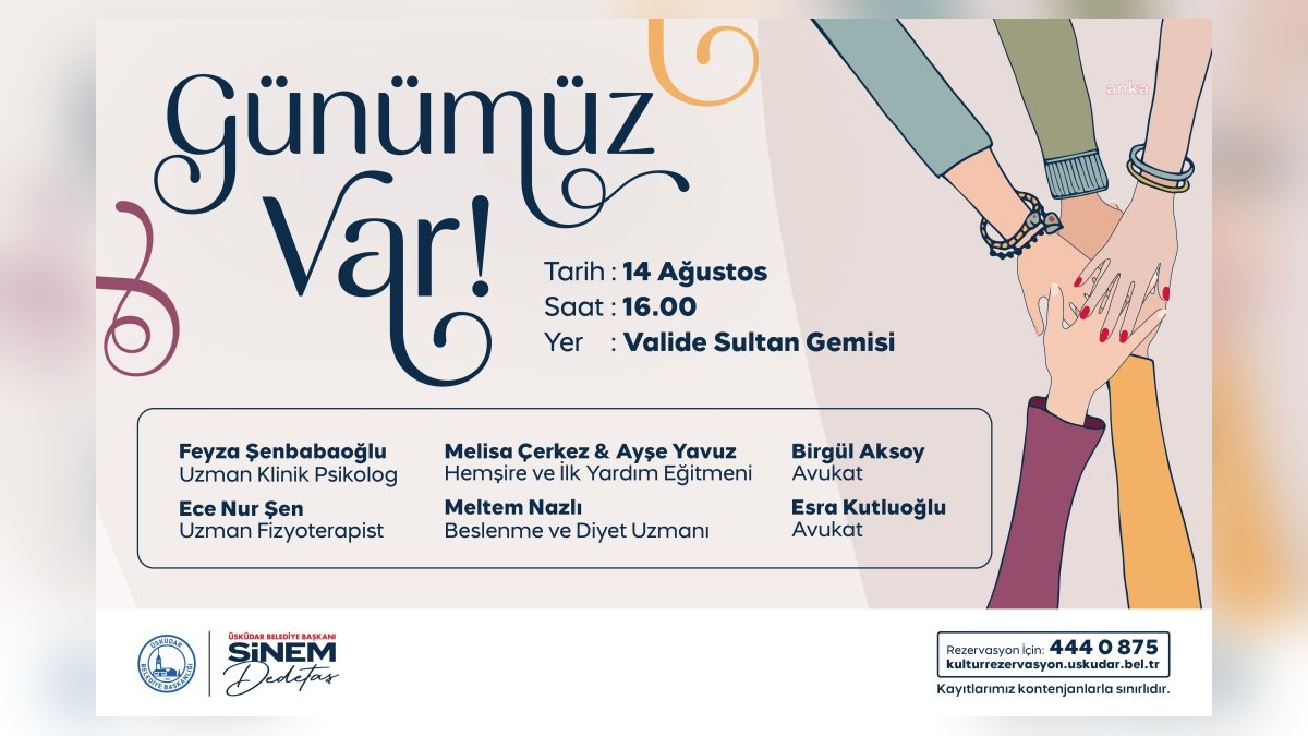 Üsküdar Belediyesi'nden kadınlara özel proje: Günümüz Var