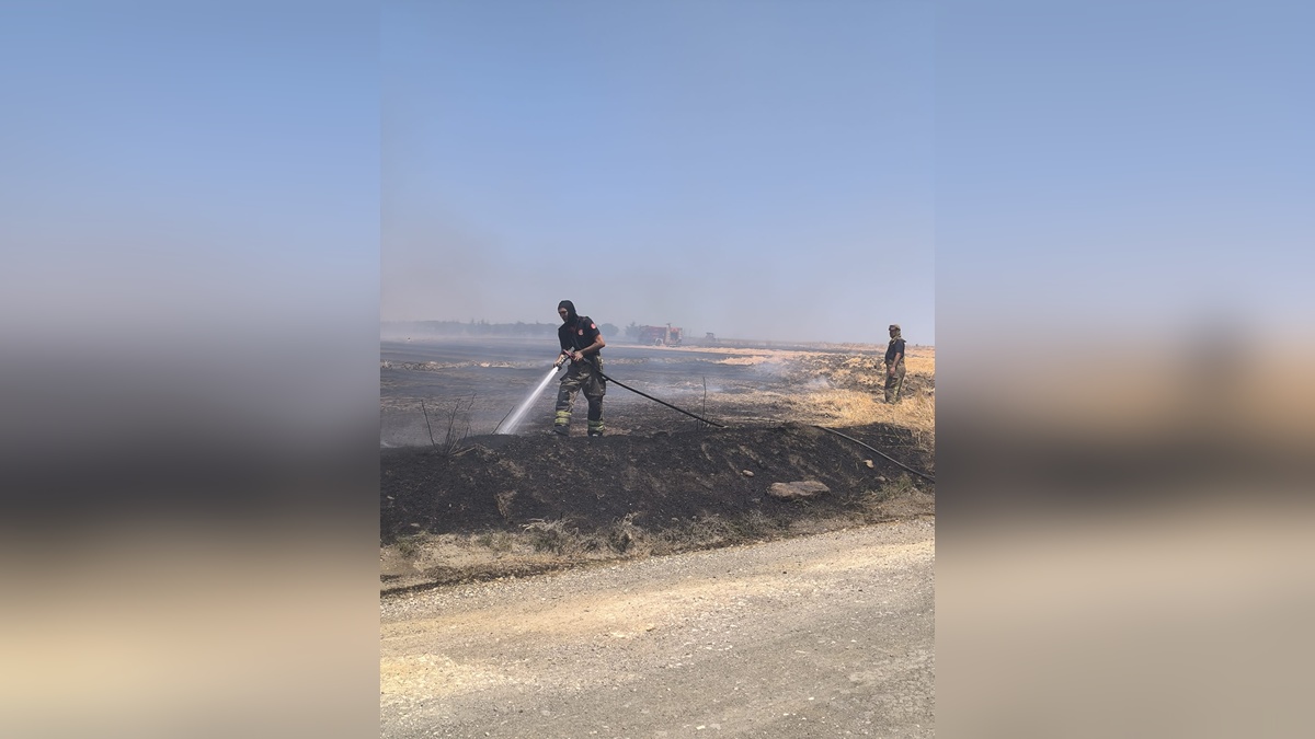 Silivri'de yangın söndürüldü