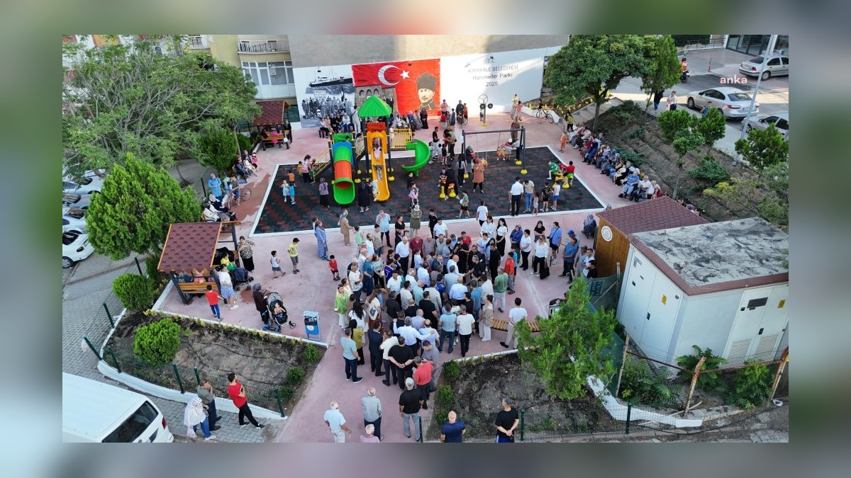 Hanımeller Parkı yenilendi: Çocuklar için oyun alanları ve spor aletleri