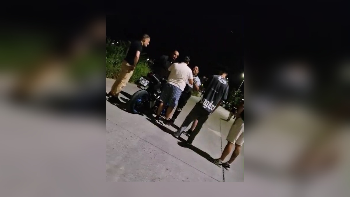 Avcılar sahilinde alkollü motosiklet sürücüsüne ceza