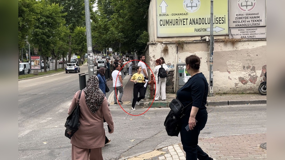 Bursa'da YKS adayı yanlış okulda panik yaşadı