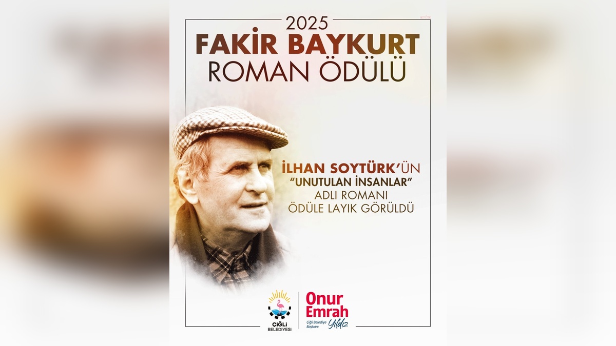 İlhan Soytürk'ün 'Unutulan İnsanlar' romanı Fakir Baykurt Roman Ödülü'nü kazandı