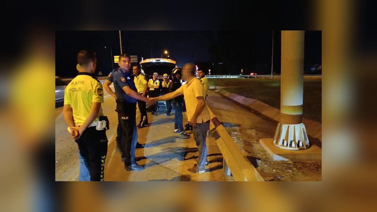 İnegöl'de alkollü sürücü polis ekiplerine zor anlar yaşattı: 9 bin 267 TL ceza