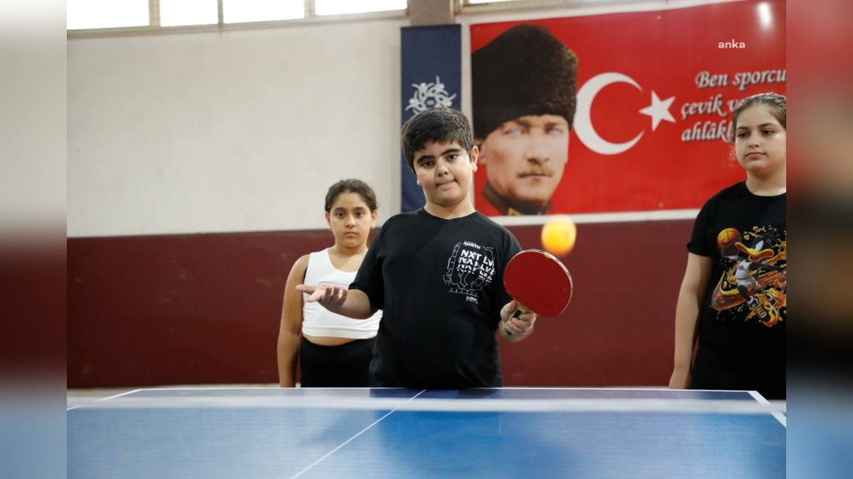 Aydın'da ücretsiz masa tenisi kursları: Çocukların fiziksel ve sosyal gelişimi destekleniyor