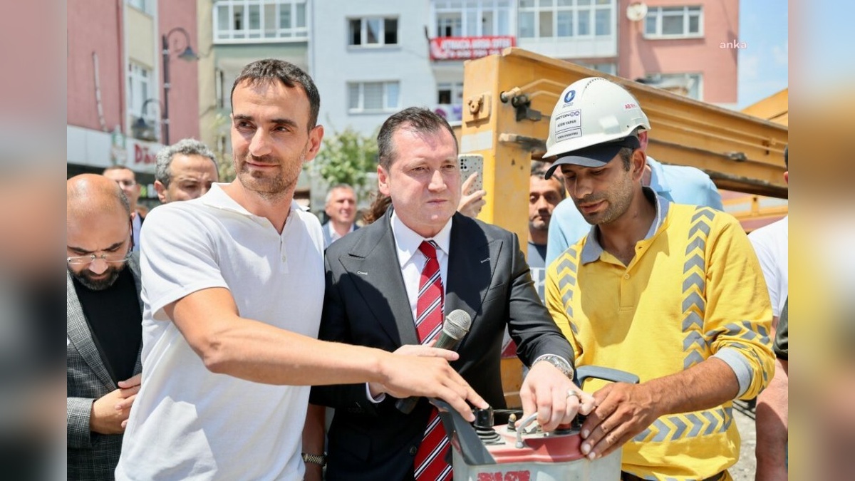 Silivri Alibey Camii'nin temeli atıldı