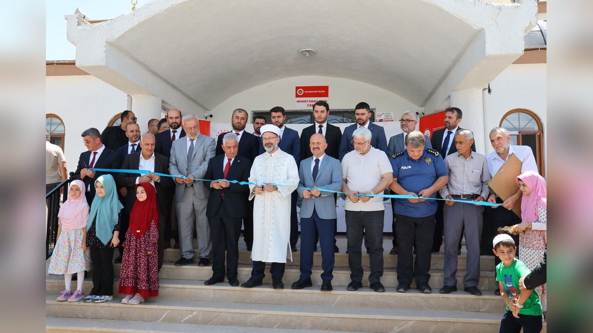 Adıyaman'da 52 cami, 12 Kur'an kursu ve 4 gençlik merkezi yeniden hizmete açıldı