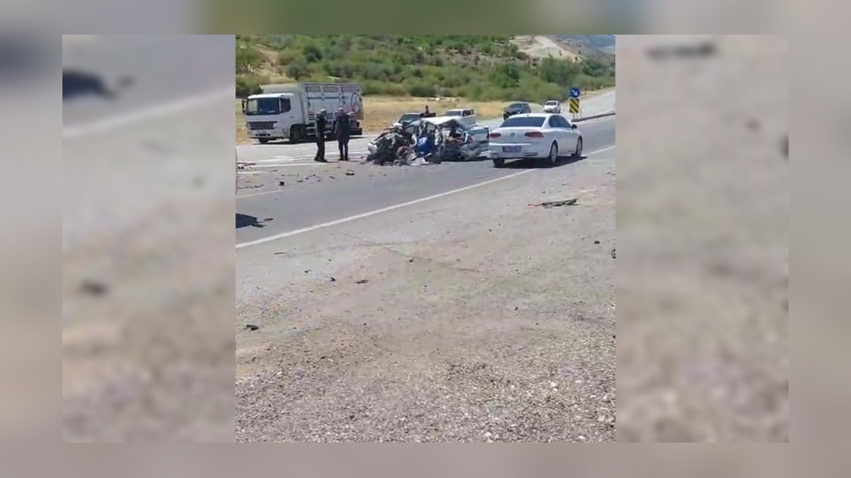 Malatya'da trafik kazası: 1 ölü, 2 yaralı