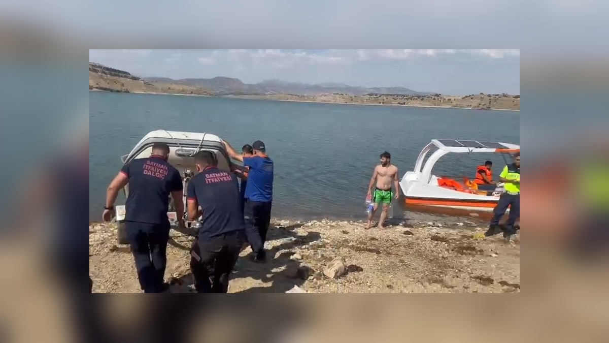 Silvan'da baraj gölünde cisim paniği: Duba çıktı