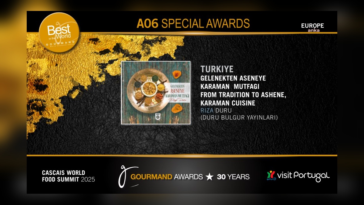 Gelenekten Aşeneye Karaman Mutfağı: Gourmand Awards'ta Jüri Özel Ödülü