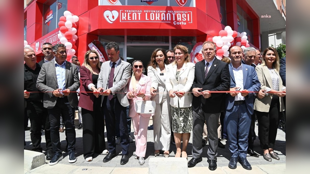 Tekirdağ'da üçüncü Kent Lokantası açıldı: Ekrem İmamoğlu'na teşekkür